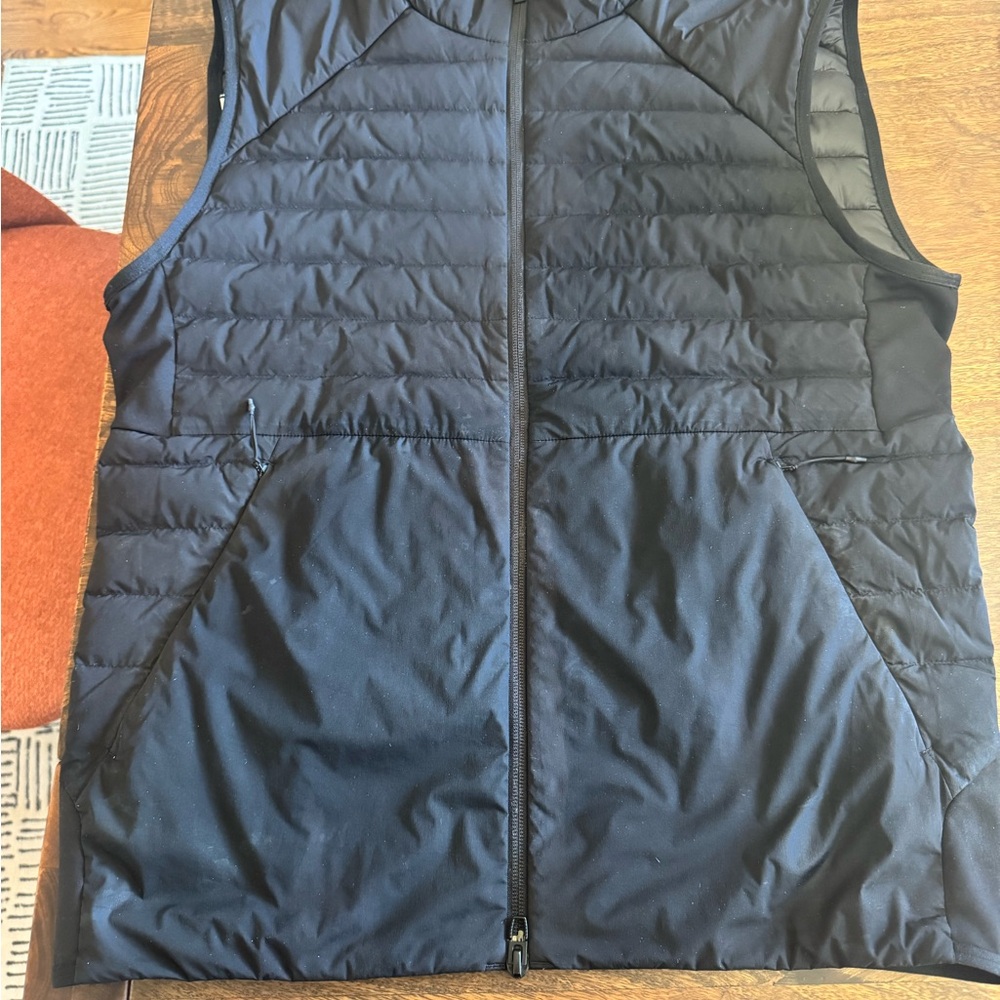 lululemon athletica Black Quilted Primaloft Down Vest